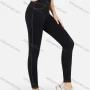 Wholesale Women's Topstitch Sewing High Waist Elasticity Sporty Leggings preview