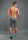 Wholesale Men's Athletic Workout Elastic Waist Zipper Pockets Shorts K603# - Liuhuamall