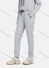 Wholesale Women's Active Hooded Drawstring Long Sleeve Kangaroo Pocket Plain Hoodies & Pants 2-Piece Set 2219# - Liuhuamall