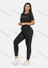 Wholesale Women's Sport Letter Print Short Sleeve T-Shirt & Jogger Sets - Liuhuamall