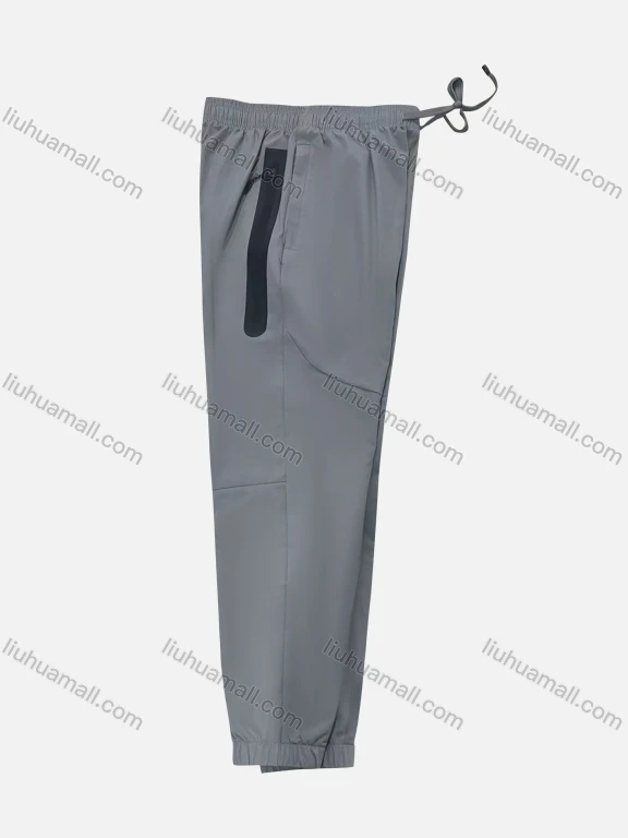 Wholesale Men's Knitting Drawstring Zip Pockets Athletic Pants LYM202205002#