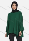 Wholesale Women's Casual Plain Round Neck Key-hole Long Sleeve Blouse 1377# - Liuhuamall