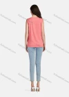 Wholesale Women's Casual Plain Crew Neck Patch Pockets Tank Top - Liuhuamall