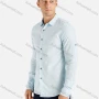 Wholesale Men's Linen Long Sleeve Plain Button Front Casual Shirt preview