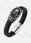 Wholesale Genuine Leather Stainless Steel Magnetic Buckle Bracelet SP0272# - Liuhuamall