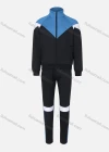 Wholesale Men's Sporty Zipper Front Colorblock Jacket & Jogger Pants 2-Piece Sets - Liuhuamall
