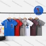 Wholesale Boy's Casual Letter Print Short Sleeve Modal Cotton Polo Shirt preview