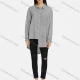 Wholesale Women's Stand Collar Button Down Lace Patch Pocket Buckle Strap Cuff Asymmetrical Hem Solid Tunic 2# Clothing Wholesale Market Liuhua
