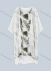 Wholesale Woman's Casual Round Neck Sleeveless Leaf Print Tank Dress With Cardigan Set   - Liuhuamall