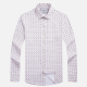 Men's Vintage Allover Print Long Sleeve Button Down Shirts White Clothing Wholesale Market -LIUHUA