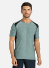 Wholesale Men's Sporty Colorblock Short Sleeve Slim Fit Round Neck Stretch Tee - Liuhuamall