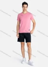 Wholesale Men's Sporty Crew Neck Breathable Letter Print Quick Drying T-shirts - Liuhuamall