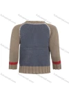 Wholesale Boys Long Sleeve Round Neck Colorblock Zipper Sweater Jacket - Liuhuamall