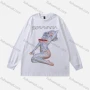 Wholesale Men's Fashion 100%Cotton Crew Neck Long Sleeve Graphic T-shirt CBS13# preview