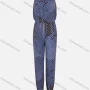 Wholesale Women's Sleeveless Keyhole Neck Allover Print Jumpsuit preview