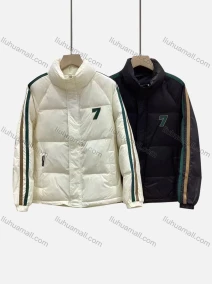 Wholesale Men's Casual Windproof Stand Collar Multiple Pockets Puffer Jacket 66C#, LIUHUA CLOTHING WHOLESALE