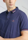 Wholesale Men's Cotton Casual Plain Embroidery Short Sleeve Polo Shirt - Liuhuamall