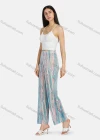 Wholesale Women's Pleated Digital Print Wide Leg Casual Trouser 2210# - Liuhuamall