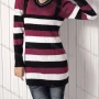 Wholesale Women's Casual Straps Colorblock Sweater preview