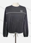 Wholesale Women's Casual Crew Neck Long Sleeve Elastic Cuff Drawstring Top - Liuhuamall
