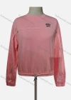 Wholesale Women's Casual Crew Neck Long Sleeve Elastic Cuff Drawstring Top - Liuhuamall