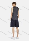 Wholesale Men's Sporty Round Neck Sleeveless Breathable Plain Tank Top - Liuhuamall