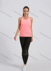 Wholesale Women's Sporty Scoop Neck Plain Quick-dry Breathable Athletic Racerback Tank Top - Liuhuamall