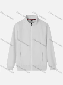 Wholesale Men's Casual Long Sleeve Full-Zip 300g Plain Jacket 712#, LIUHUA CLOTHING WHOLESALE