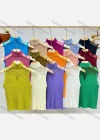 Wholesale Women's Casual Plain Mock Neck Rib-knit Tank Top - Liuhuamall