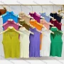 Wholesale Women's Casual Plain Mock Neck Rib-knit Tank Top preview