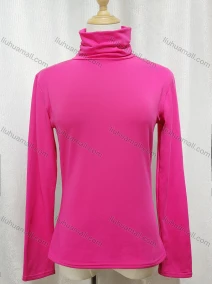 Wholesale Women's Basic Turleneck Long Sleeve Slim Plain Tops, LIUHUA CLOTHING WHOLESALE