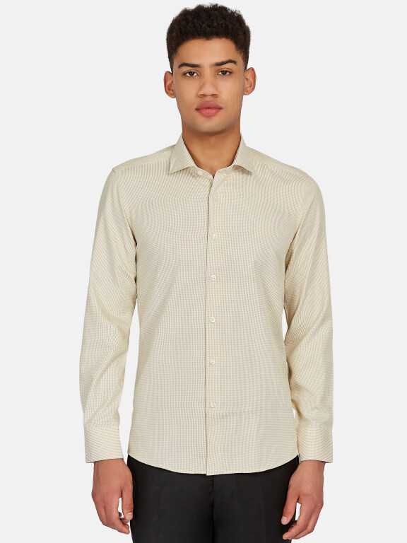 Men's Casual Plain Collared Long Sleeve Shirts 7289-3#, Clothing Wholesale Market -LIUHUA, 
