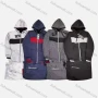 Wholesale Men's Casual Colorblock Drawstring Zipper Hoodie & Zipper Pockets Jogger 2 Piece Set preview