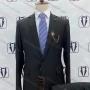 Wholesale Men's Business Lapel Plain Button Down Blazer&Pant Formal Suit 2 Piece Sets A1-687-17# preview