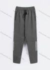 Wholesale Men's Sporty Plain Reflective Stripes Drawstring Zipper Pockets Pants - Liuhuamall