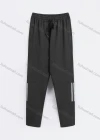 Wholesale Men's Sporty Plain Reflective Stripes Drawstring Zipper Pockets Pants - Liuhuamall