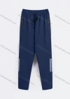 Wholesale Men's Sporty Plain Reflective Stripes Drawstring Zipper Pockets Pants - Liuhuamall