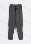 Wholesale Men's Sporty Plain Reflective Stripes Drawstring Zipper Pockets Pants - Liuhuamall