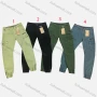 Wholesale Men's Casual Plain Elastic Waist Multiple Pockets Ankle Length Jogger 9391# preview