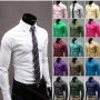 Wholesale Men's Business Plain Long Sleeve Suit Shirt preview