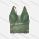 Wholesale Women's Plain Guipure Lace Spaghetti Strap Bra Green Clothing Wholesale Market Liuhua