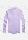 Wholesale Men's Formal Collared Long Sleeve Button Down Plain Shirts - Liuhuamall