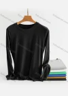 Wholesale Women's Casual Plain Round Neck Long Sleeve Sweater - Liuhuamall