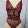 Wholesale Women's Sexy Lace See Through One Piece Lingerie Bodysuit preview
