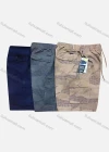 Wholesale Men's Casual 100%Cotton Camouflage Elastic Waist Drawstring Cargo Shorts - Liuhuamall