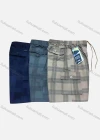 Wholesale Men's Casual 100%Cotton Plaid Print Drawstring Cargo Shorts - Liuhuamall