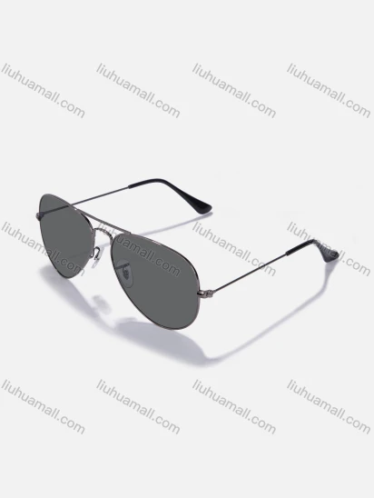 Wholesale Metal Aviator Solid Lenses Sunglasses