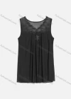 Wholesale Women's Casual Rhinestone Decor Embroidery Lace Appliques Tank Top - Liuhuamall