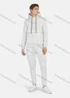 Wholesale Men's Casual Hooded Drawstring Long Sleeve Flap Pockets Plain Hoodies & Pants 2-Piece Set 2231# - Liuhuamall