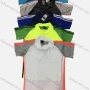 Wholesale Men's Sporty Short Sleeve Striped Button Front Polo Shirt preview